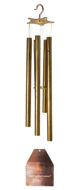 Bwc-01 Stanwood Wind Sculpture - Brass And Copper Chime