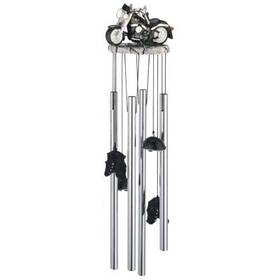 Ss-g-41353 Stealstreet Wind Chime Round Top Motorcycle Hanging Garden Decorat
