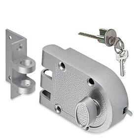 Sumbin 783347015615 Jimmy Proof Night Latch For Front Door Silvery Color