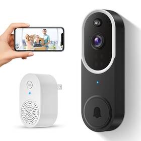 P50p Sunnyjane Smart 1080p Video Doorbell Camera Wireless Ai Human Detection Liv... Fast Ship