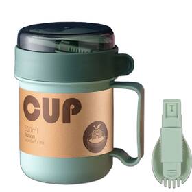Sp-01 Sunshno Soup Mug With Lid And Scoop 18 Ounce Microwave Mugs Food Flasks