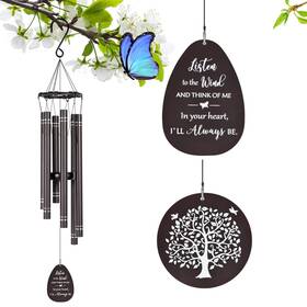 33engraved Suntimber Memorial Wind Chimes For Loss Of A Loved One 33 Inch Sympathy Sym