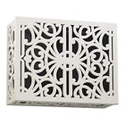 7-115-08 Surface Grill Chime Door White Studio Quorum Mount