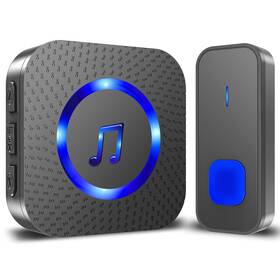1300 Surfou 696629031213 Wireless Doorbellwaterproof Doorbell Chime Operating At Feet Loud Door Bel