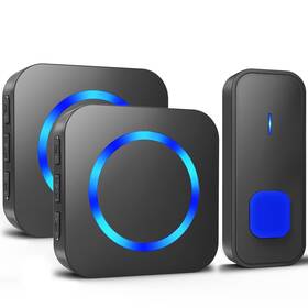 Surfou 792684214537 Wireless Doorbell Easy Install At 1 300ft Long Range Loud Enough With 55 Chim