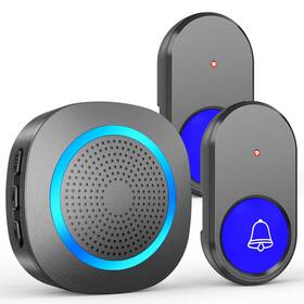1300 Surfou 792684214773 Doorbell Wireless Ip65 Waterproof Ft / 400 M Operating Range 5