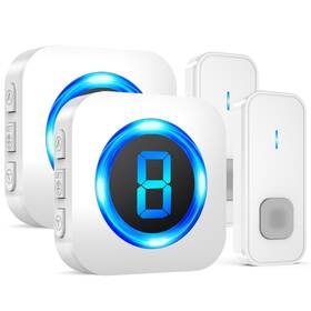 Surfou 792684215077 Doorbell Waterproof Wireless Door Bells Operated At 1 300ft Long Range