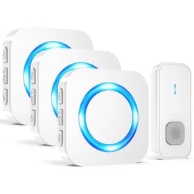M10-1t3-xhzy Surfou Wireless Doorbell Waterproof Easy Installation -1300ft Range 55 Chim