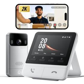 W6802000 Switchbot Video Doorbell Camera Wireless With Monitor No Subscription 4.3 I