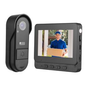 Wpl0ob Swokely 4.3 Inch Ips Screen Wireless Doorbell With Camera Outdoor Ip65 Waterproof 108