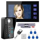Sy816mjidseno11 Mountainone Touch Key Lcd Rfid Password Video Door 614019410912