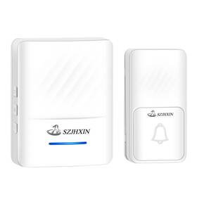 Szjhxin 752692190711 Wireless Doorbell Self-powered Kit With 1 Push Button