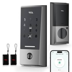Tcl 860014409301 D2 Smart Lock With Built-in Doorbell And Wifi The Ultimate 2-in-1 Keyless