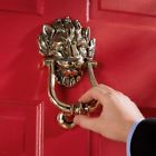 Te10 Design Toscano Downing Street Lion Authentic Brass Door 846092040582