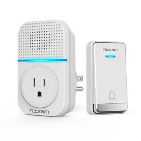 Tecknet 056243605323 Wireless Doorbells For Home Waterproof Classroom Door Bell Ringer W