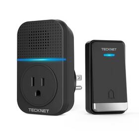 Tecknet 056243605330 Wireless Doorbells For Home Waterproof Classroom Door Bell Ringer W