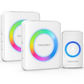 0-120db Tecknet 056243609451 Wireless Doorbells For Home Ip65 Waterproof Door Bell 1300ft Range