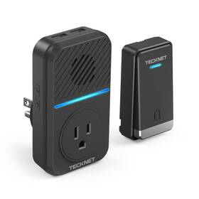 Ip65 Tecknet 056243610525 Wireless Doorbell Self-powered With 2 Usb Ports Waterproof Do