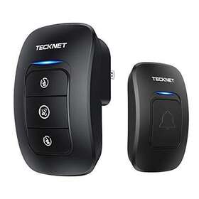 Tecknet 056243610754 Timbre De Puerta Para Casa Inalambrico Negocio Impermeable Wireless Door Bell