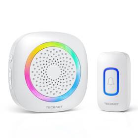 Tecknet 056243611225 Wireless Doorbell Plug And Play Ip66 Waterproof With Rgb Light 13