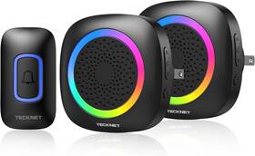 Tecknet 445057130134 Wireless Doorbell Plug In Door Bells Cordless With 2 Receivers