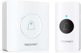 Tecknet 691165642893 Wireless Doorbell Waterproof Mini Door Bell Chime Kit For Home At Over