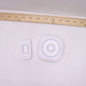 Hwd01995wa01 Tecknet Battery Powered Ip66 Waterproof Cordless Portable Doorbell Set With Rgb Light