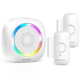 Tk-wa801 Tecknet Door Chimes When Opens Wireless Sensor Chime Alarm With 10