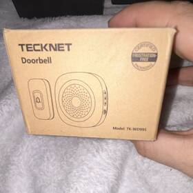 Y6r1-9955 Tecknet Tk-wd995 Wireless Doorbell 433mhz Fcc Id 0.5w 4.5v/3v