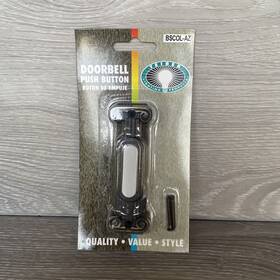 Teiber 095521901004 Wired Surface Mount Doorbell Push Button Pewter Die-cast Free Shipping
