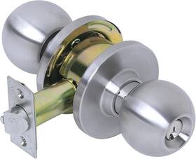 Kc2386 Tel Manufacturing Nos Commercial Grade 2 Empire Storeroom Locking Knob Scc 2-3/4 Inch Bs