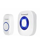 Tenswall Wireless Doorbell Kit With Led Indicator 52 Chimes Door Bell 4 Levels 703510079398