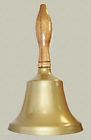 07600 The 8 Hardwood Hand " Bell Steel Handle Usa