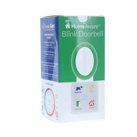 Ha360bdb The Homeaware Blink Doorbell With Flashing Lights By Sonic Alert New