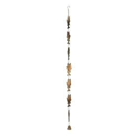 54081-lt Things2die4 71 Inch Copper Metal Fish Rain Chain Decorative Gutter Downspout