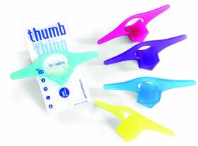Tpg-tt3 Thumb Thing Book Page Holder And Bookmark Large Colors Assorted