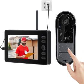 B0flcf683v Tkmars Doorbell Camera No Subscription Wireless Video Two-way Intercom