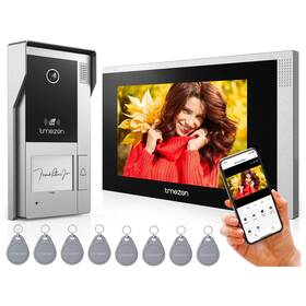 Mz-vdp-ne160 Tmezon Mz-ip-v728tw Wifi Video Intercom System Doorbell With Camera And 7 Inch Monitor Ip