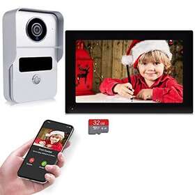 Toncont 721927700018 Wireless Video Doorbell Intercom With Monitor System Wifi Smart Home I