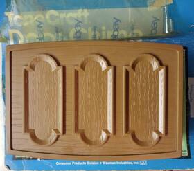 35-3026 Tone Craft Tonecraft Brown Wood Grain Rear And Front Door Bell 2 Chimes Ding Dong Vtg