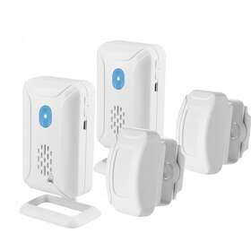 Tonertop2014 Ks-sf30r-2pk Wireless Door Open Chime Waterproof Motion Sensor Ding Dong Bell White 2pcs