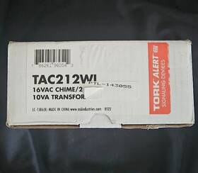 Tac212wl Tork Nsi Industries/tork Doorbell 16vac Chime/2 Push Buttons 10va Transformer- 14499