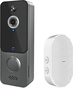 Towsen Video Doorbell Camera Wireless With Chime Pir Motion Detector 1080p Hd