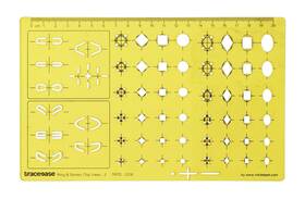 Pl-912234-jwl-trtd-2330a-8.6 Traceease Top View 2 Ring And Gemstones Jewelry Templates Drafting Tools Jewell