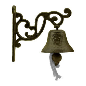 592004 Traditional Cast Iron Rope Pull Door Bell