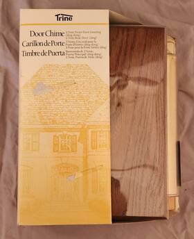 Trine 011009201220 Door Chime. 2-note Front Door. 1-note Rear New In Box
