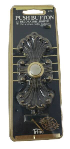 Trine 011009530283 Push Button Decorator Lighted 878 Use Chimes Bells Buzzers