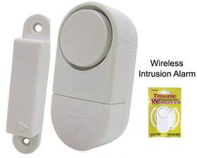 Trisonic 039612120851 Wireless Door And Window Alarm - Intrusion Battery Powered