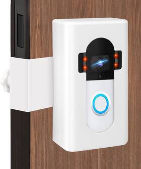 Mount-30629 Tyceely Doorbell Door Mount For Ring No Drill Stable Holder White 1