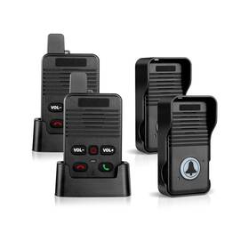 Uhaxz B0dsk65l91 Wireless Doorbell Hands Intercom Doorbells 1000ft Range Full Duplex Two